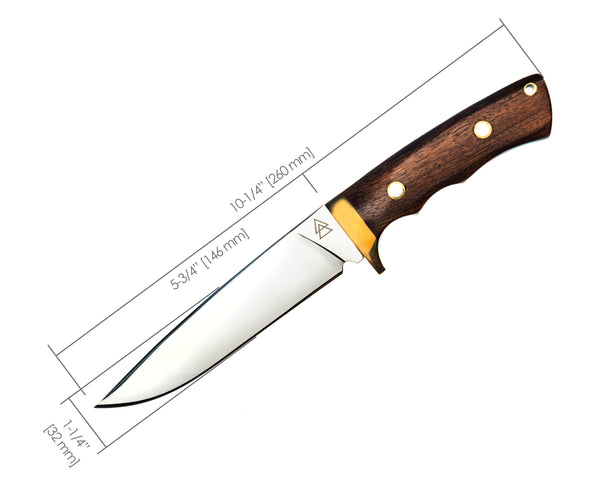 Kratos ZF10 Hunting Knife | Outdoor Bushcraft, Boning, & Camping