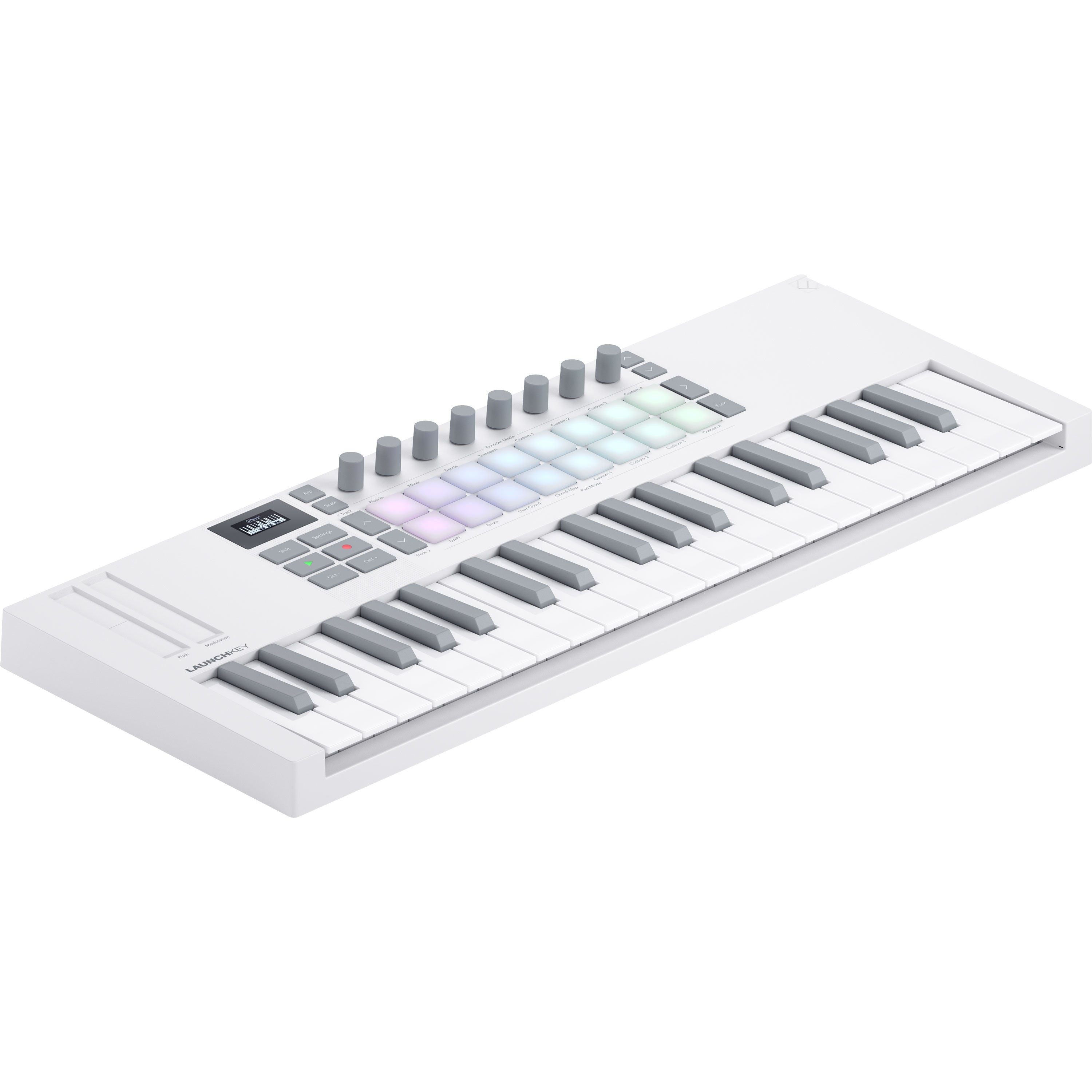 Novation Launchkey Mini 37 Mk4 Keyboard Controller - White PEDAL