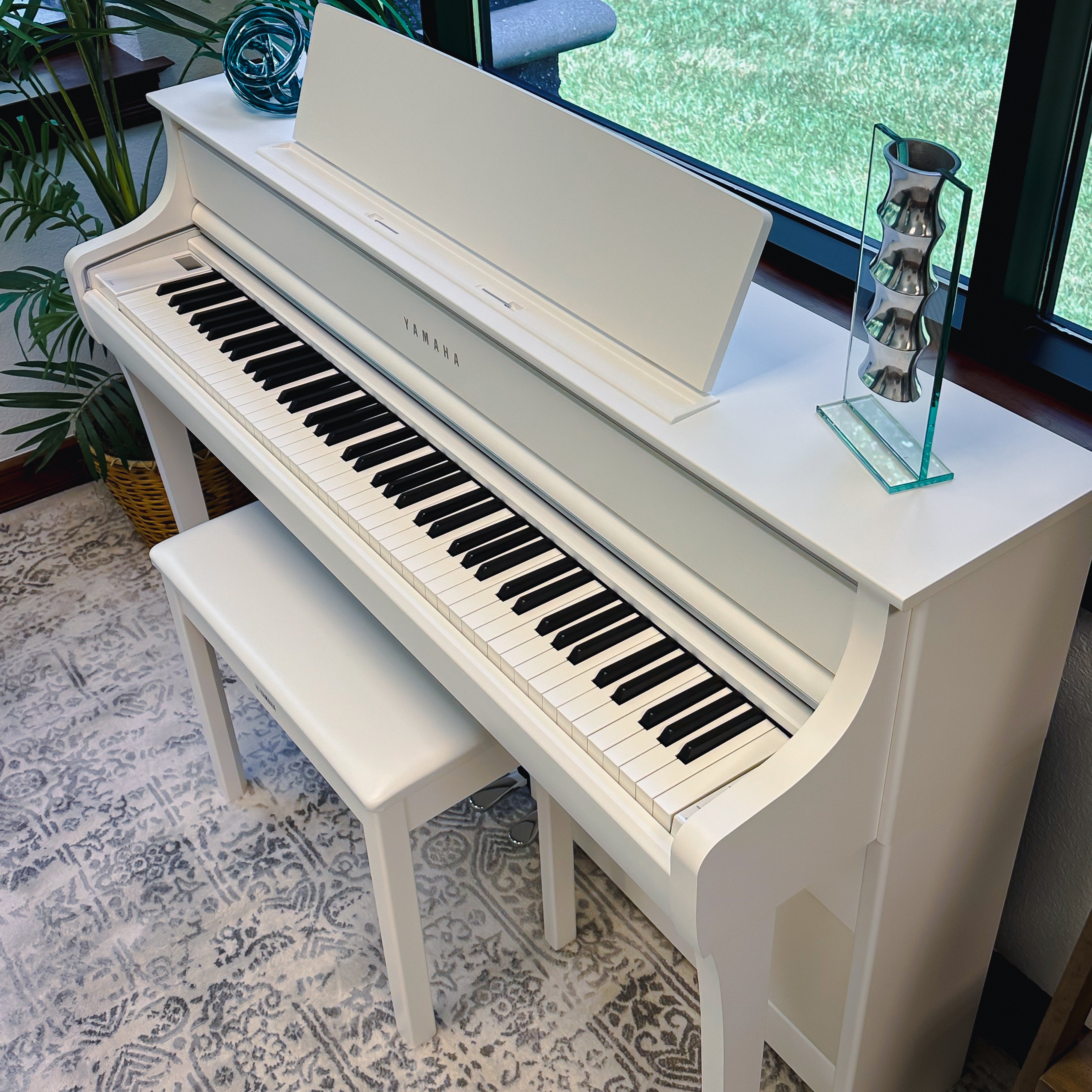 Yamaha Clavinova CLP-875 Digital Piano - Matte White – Kraft Music