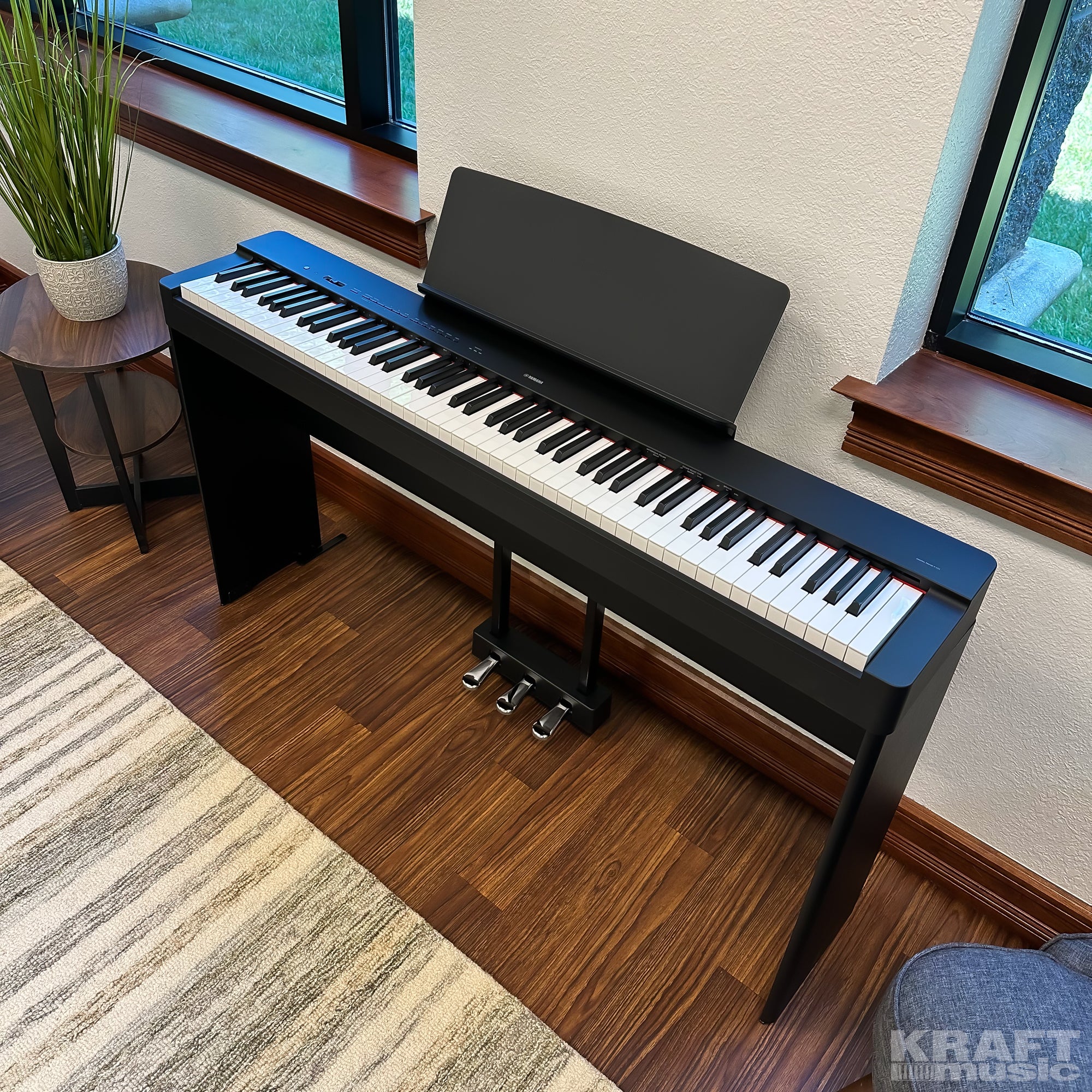 Yamaha P-225 Digital Piano - Black HOME PAK – Kraft Music