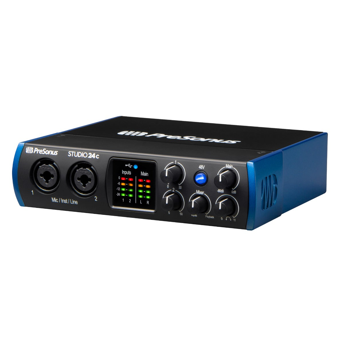 PreSonus Studio 24C 2x2 2-Pre USB-C Audio Interface – Kraft Music