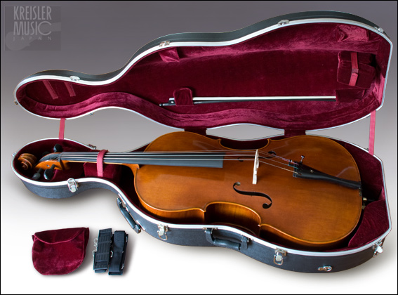 チェロ用ハードケース◇キャリー付き◇しっかりした作りです