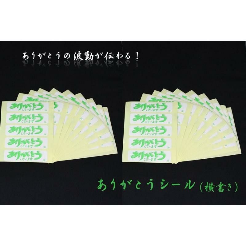 オリジナル商品 ありがとうシール 縦書×50 横書き×50 計100ピース入