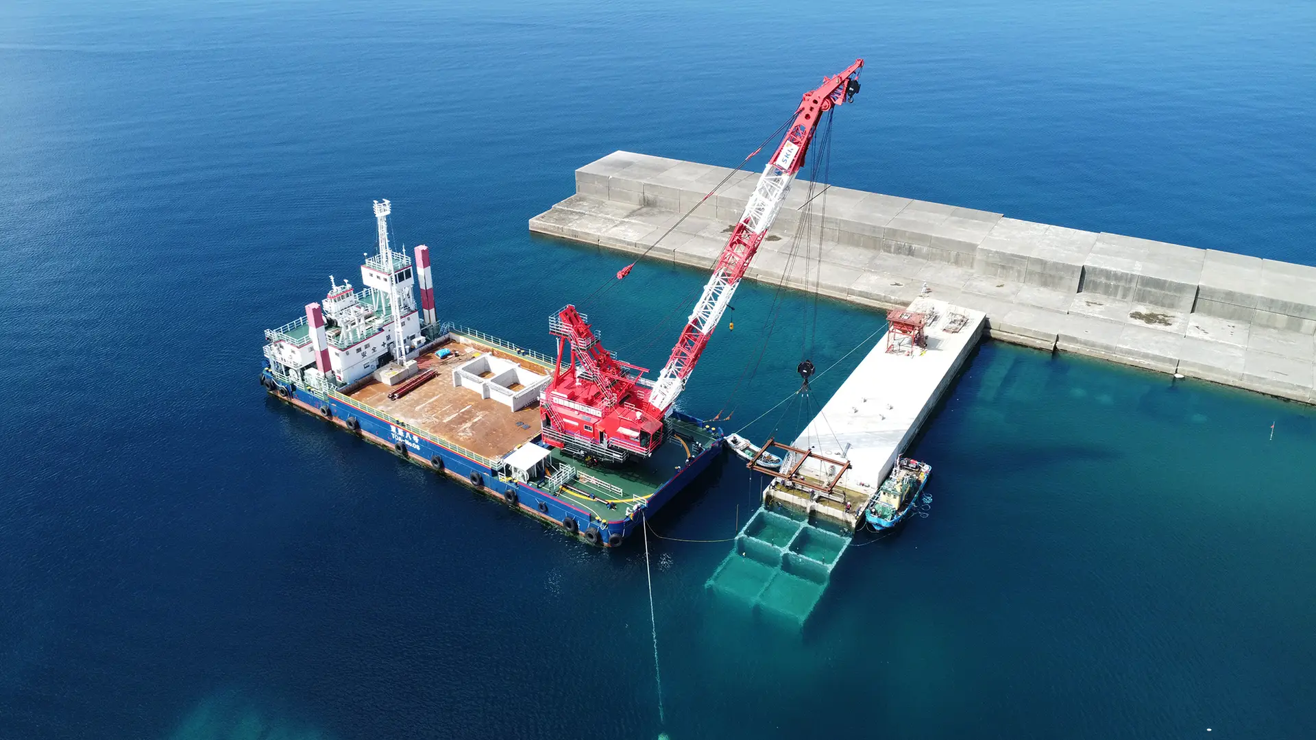 瀬棚港外2港東外防波堤その他建設工事 – 株式会社工藤組