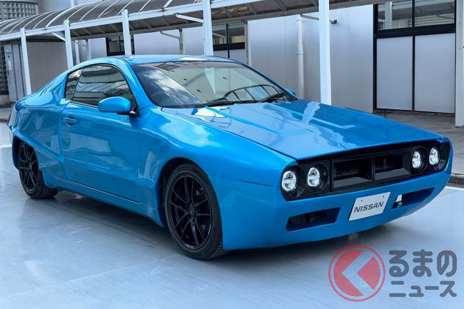 日産が「現代のケンメリ」を初公開！ 超レトロな「丸目4灯」ヘッド