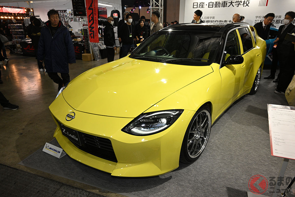 日産が斬新「Z ワゴン」を初公開！ 美しすぎる「