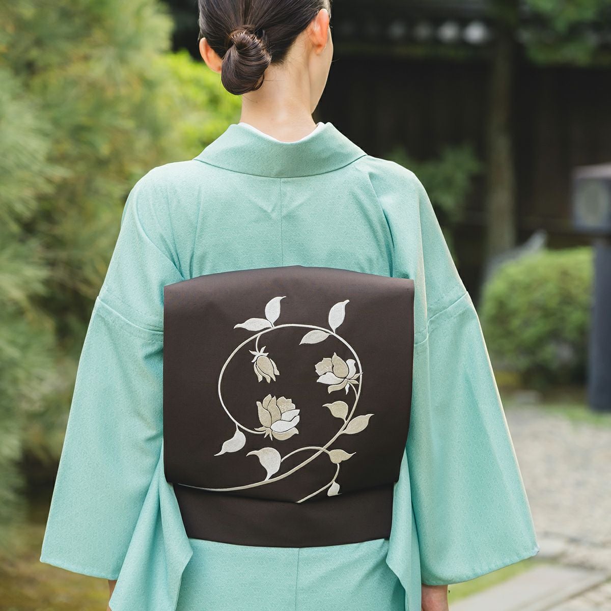 CHIKUMO-千雲-】洗える着物 単衣仕立て 東レシルック江戸小紋 瑞雲 千