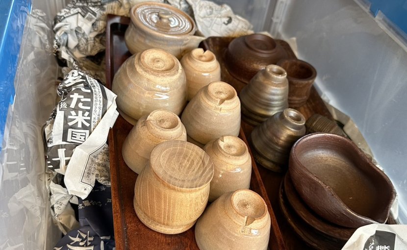 廣澤洋海 萬亀香合 香合 萩焼 茶道具 廣澤洋海 萬亀香合 香合 萩焼