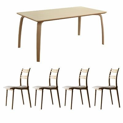 設置無料】4人用 冨士ファニチア ダイニングセット 4点 テーブル(幅