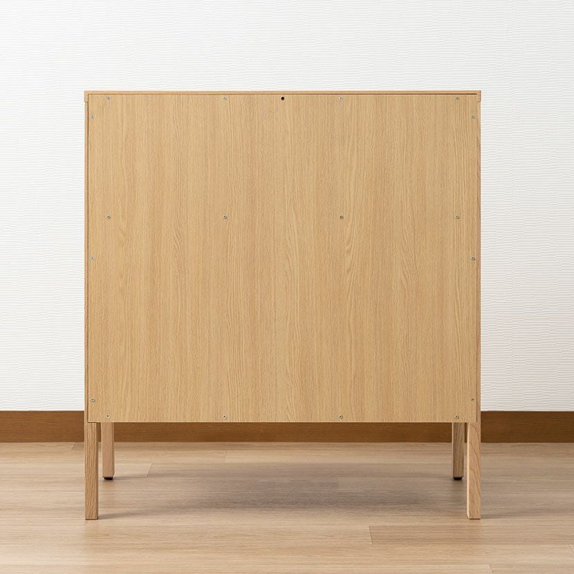 設置無料】カリモク 幅78.5cm リビングチェスト 日本製 木製 天然木