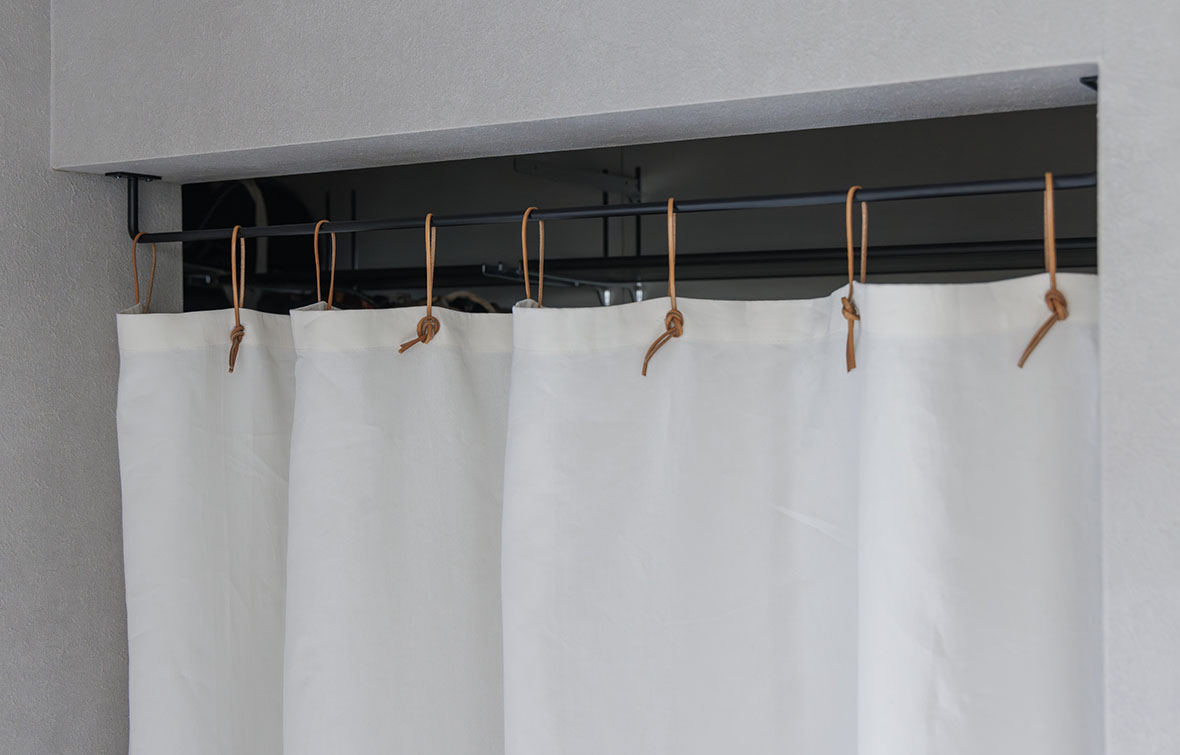 アイアンレール | 自然素材カーテンの通販はKURASIKU(クラシク)