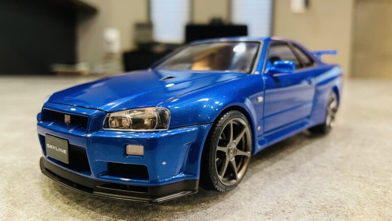 製作記】アオシマ1/24 日産スカイラインGT-R プリペイントモデル