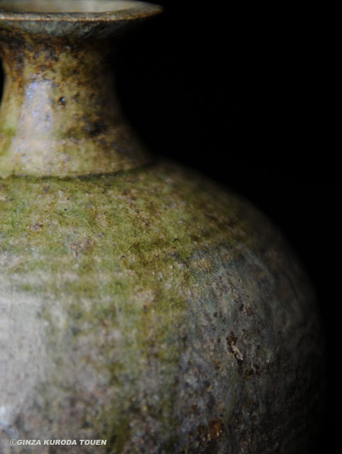 加守田章二 灰釉花瓶 | 銀座 黒田陶苑