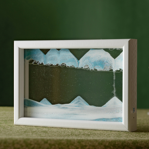 KUROKABE】サンドピクチャー ホライゾンギャラリー アイスベルグ 自立