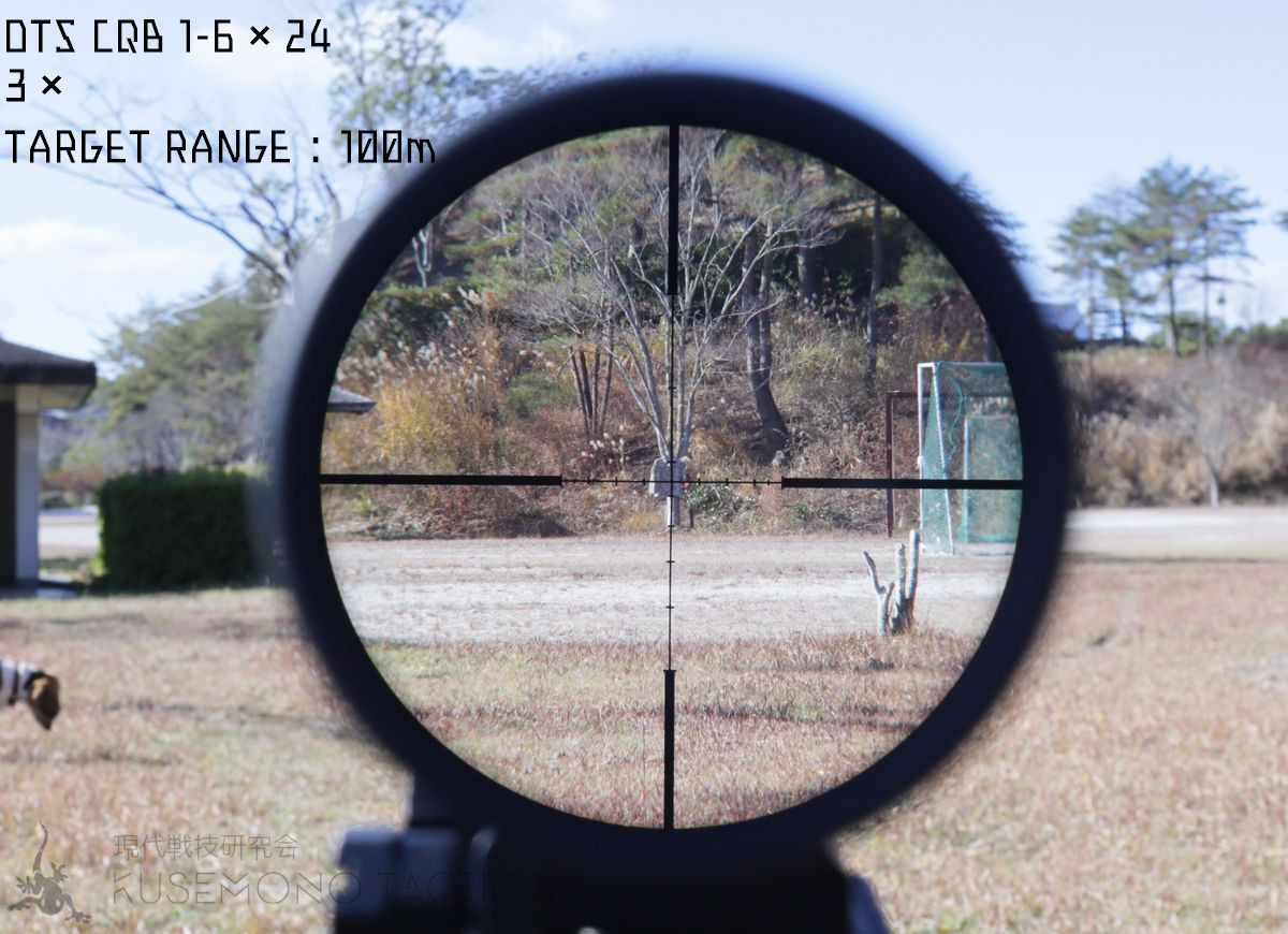 新品 CQBコンバットライフルスコープ 1-6x24とマウントリングのセット