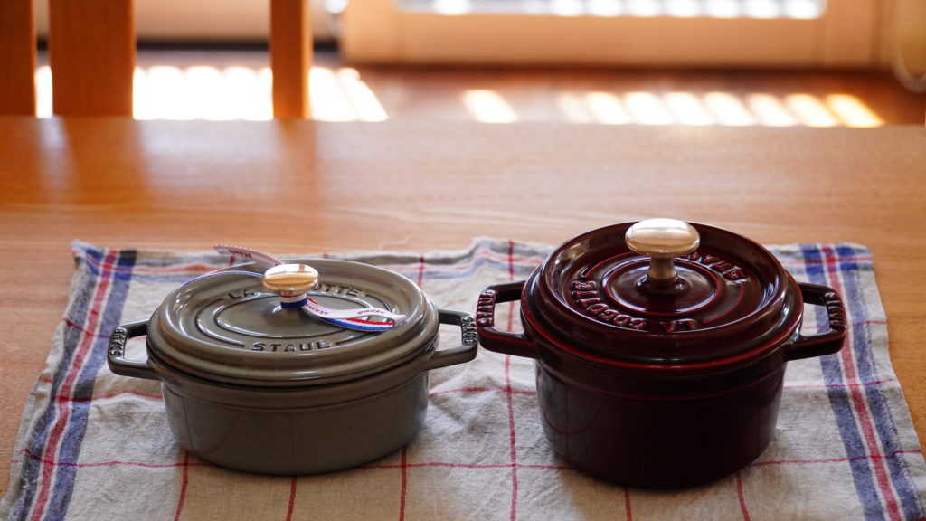 ストウブ鍋、小さいサイズのオーバル15cm仲間入り、使う前にすること