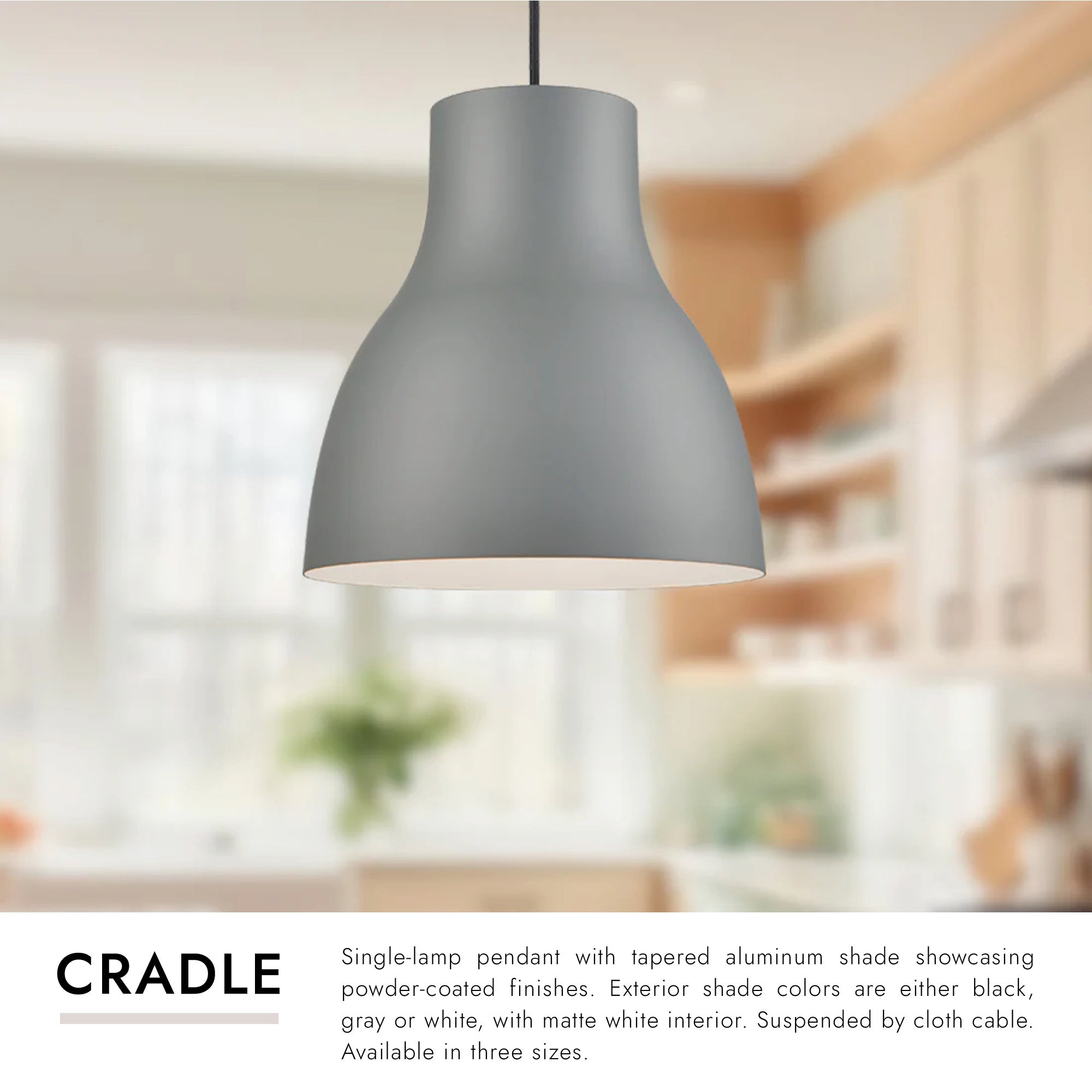 Cradle 13-in Pendant – Kuzco Lighting