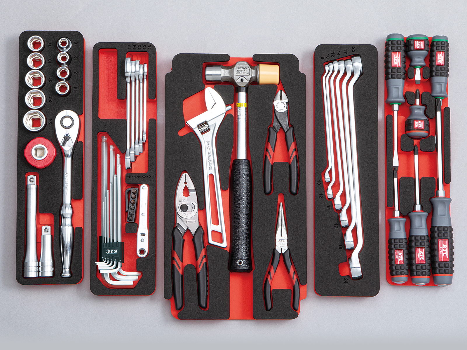 2025SKセール限定品】12.7sq.両開きメタルケースセット[52点] | KTC