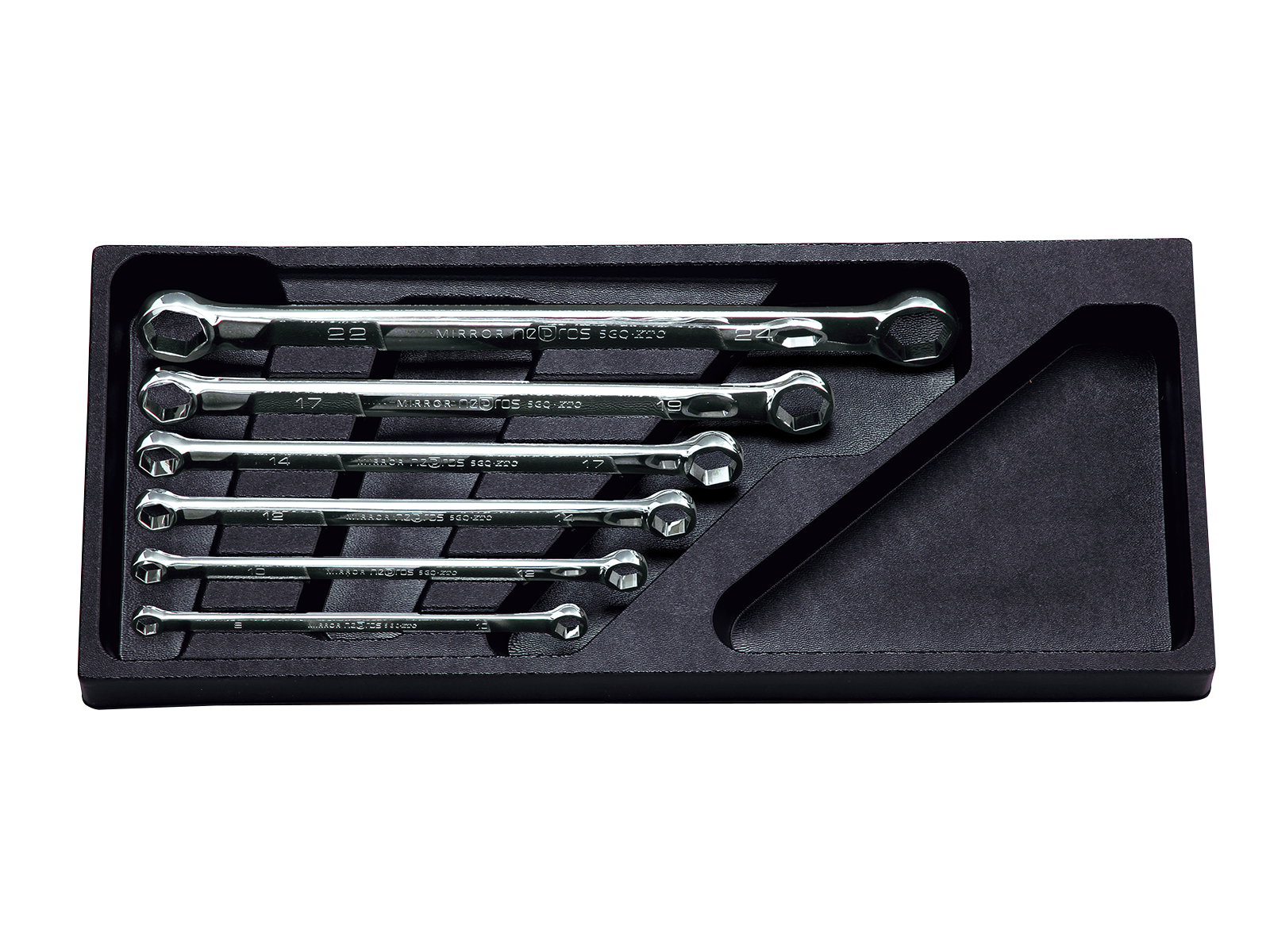 ネプロス ストレートスタンダードヘックスめがねレンチセット[6本組