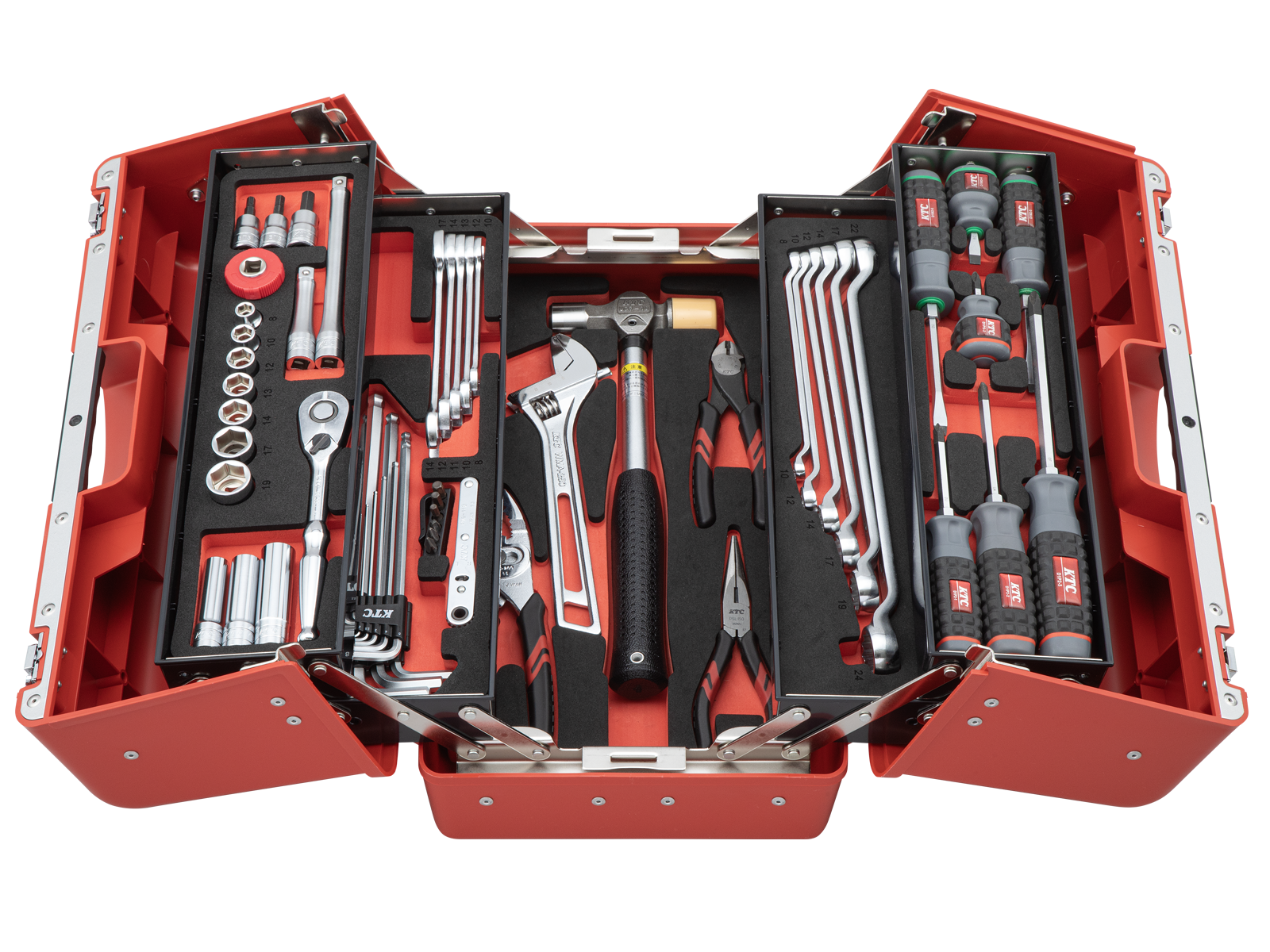 2025SKセール限定品】9.5sq.両開き樹脂ケースセット[56点] | KTC