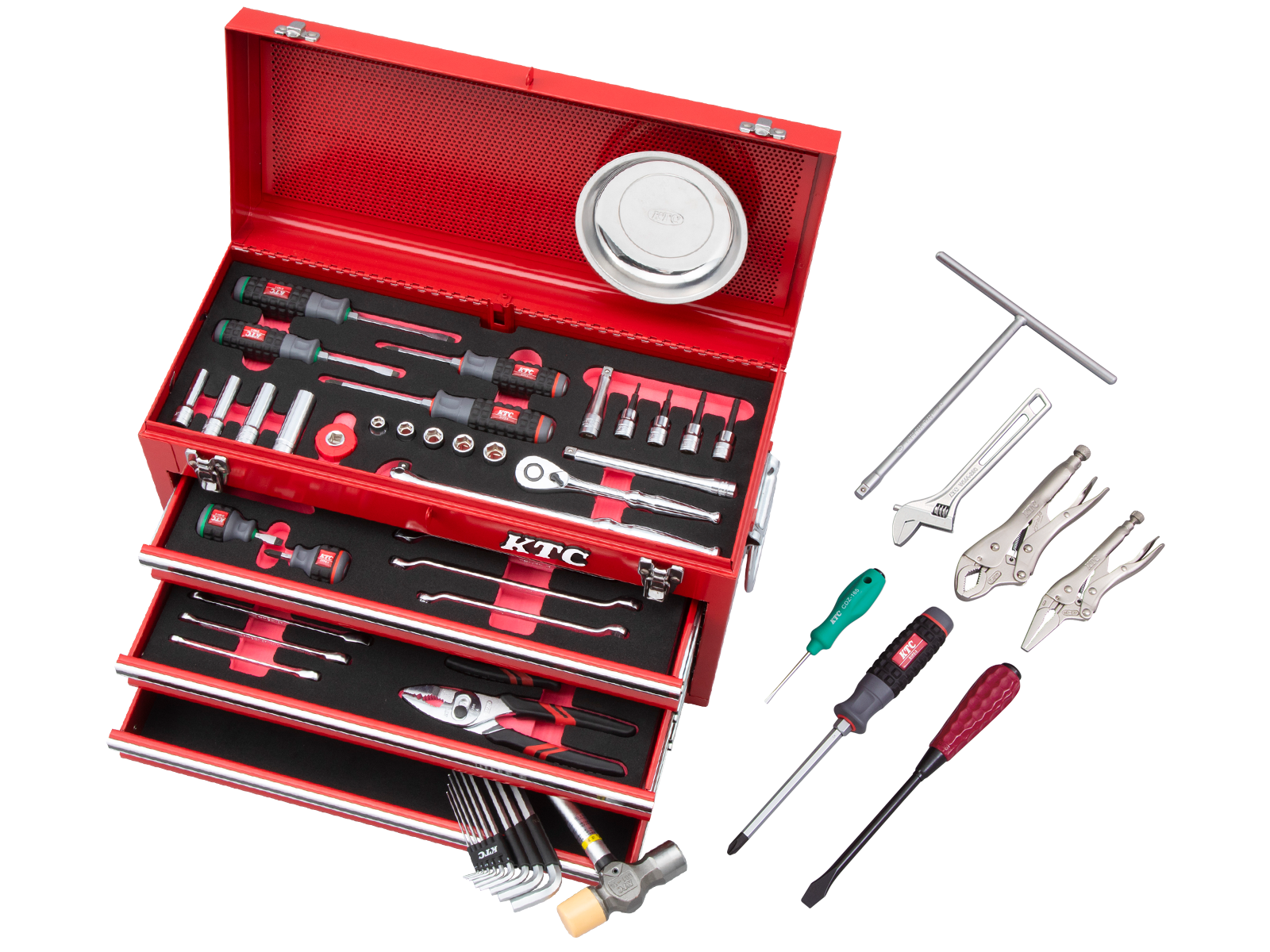 2022SKセール限定品】9.5sq.工具セット（チェスト）［56点］ | KTC