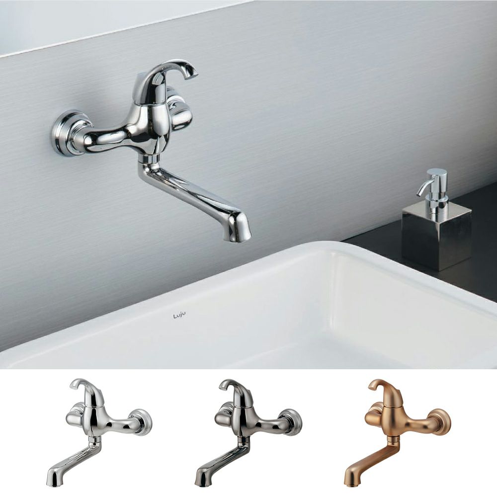 カクダイ 192-056 壁付 シングルレバー混合栓 ASURA｜建材・住宅資材の