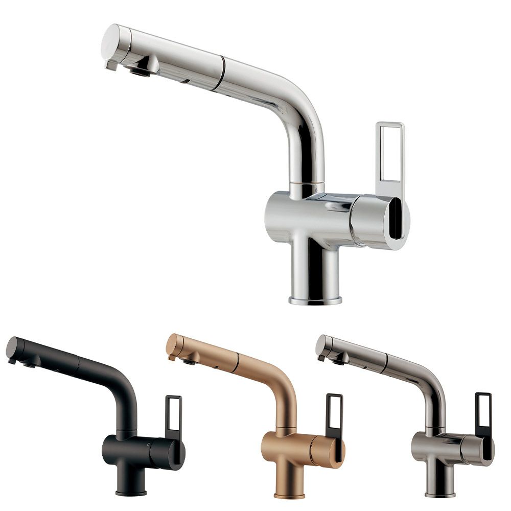 カクダイ 118-051 シングルレバー引出し混合栓 CORDIA ハンドスプレー