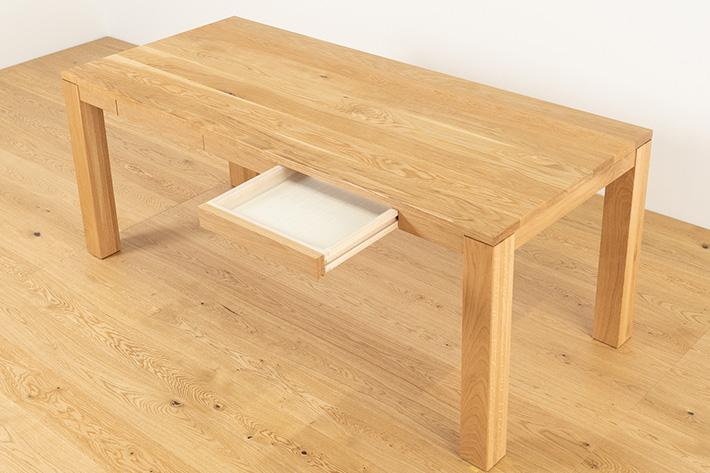 サイズオーダー可能】 風雅／FUUGAダイニングテーブル（ホワイトオーク）