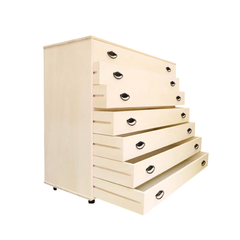 商品情報ー桐押入れたんす収納3段キャスター付 ｜ 桐たんすの京都-市やま