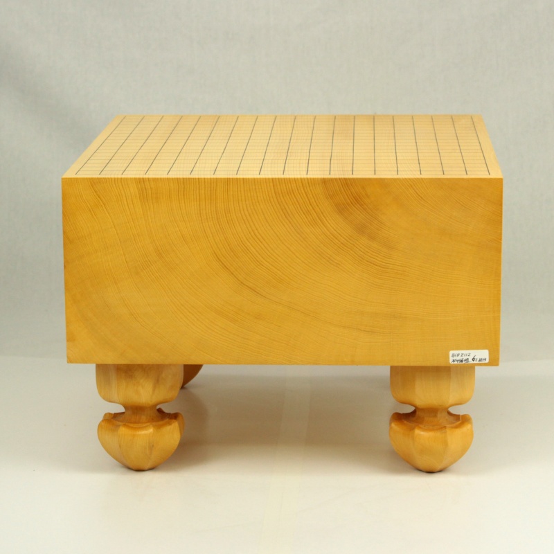 本榧脚付碁盤 6寸柾目 18Z112