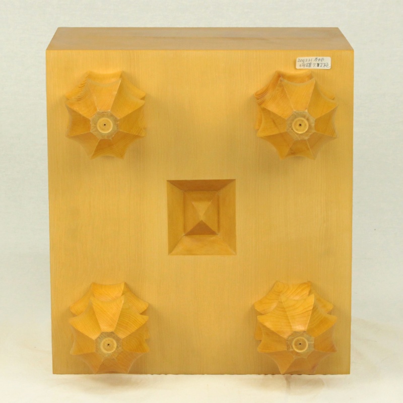 本榧脚付将棋盤 7.3寸柾目 204231