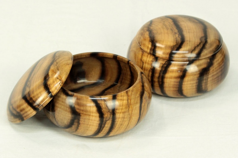 碁笥 黒柿 平型 212161