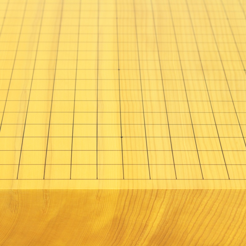 日本産】本榧脚付碁盤 5.8寸柾目 20Z252