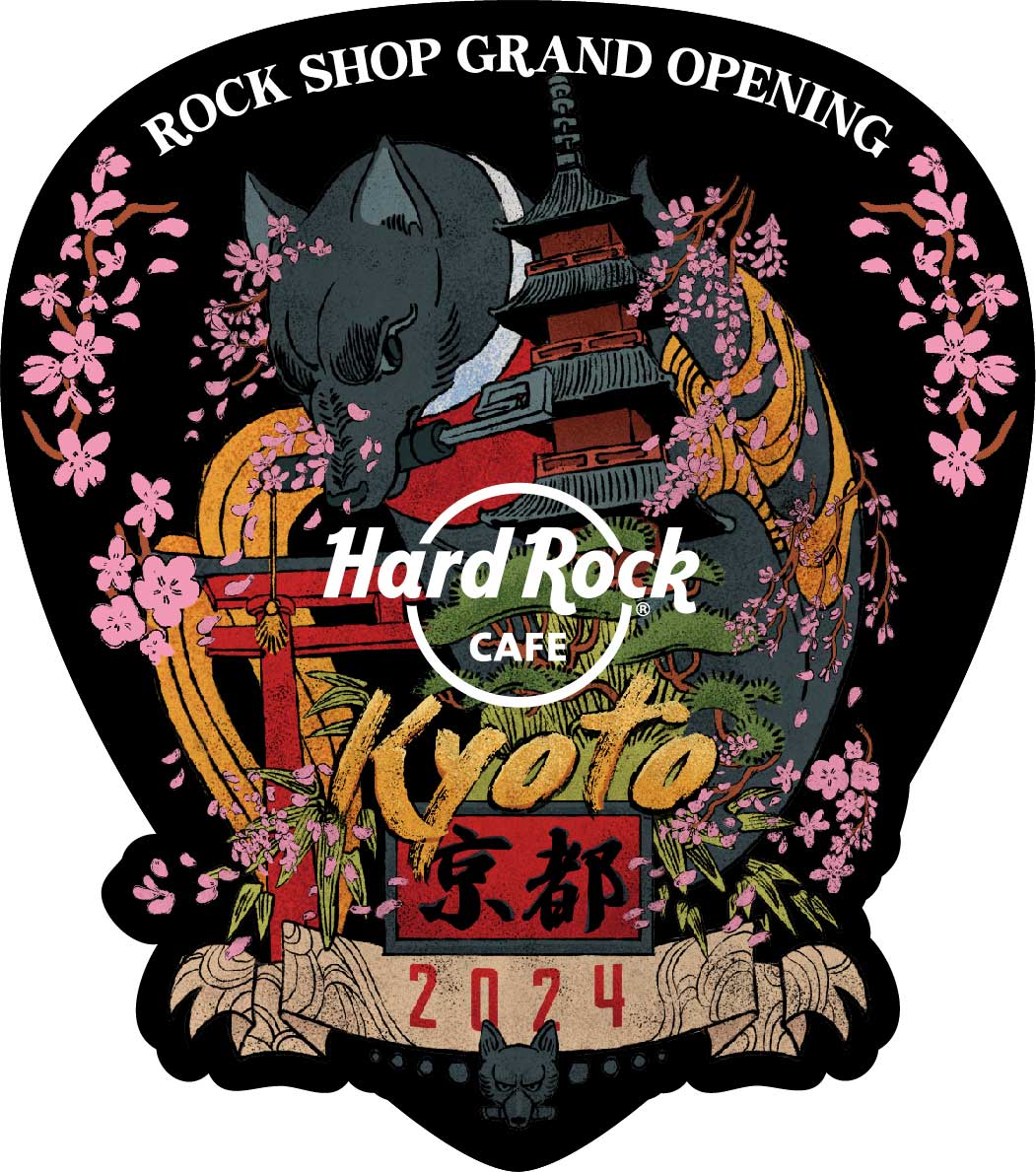 Rock Shop Opening Magnet 2860yen | Hard Rock Cafe Kyoto