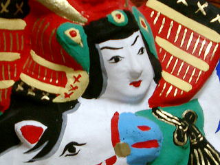 郷土玩具 三河 旭土人形