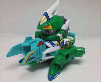 競技玩具研究所】ファントムグリフォンへの合体