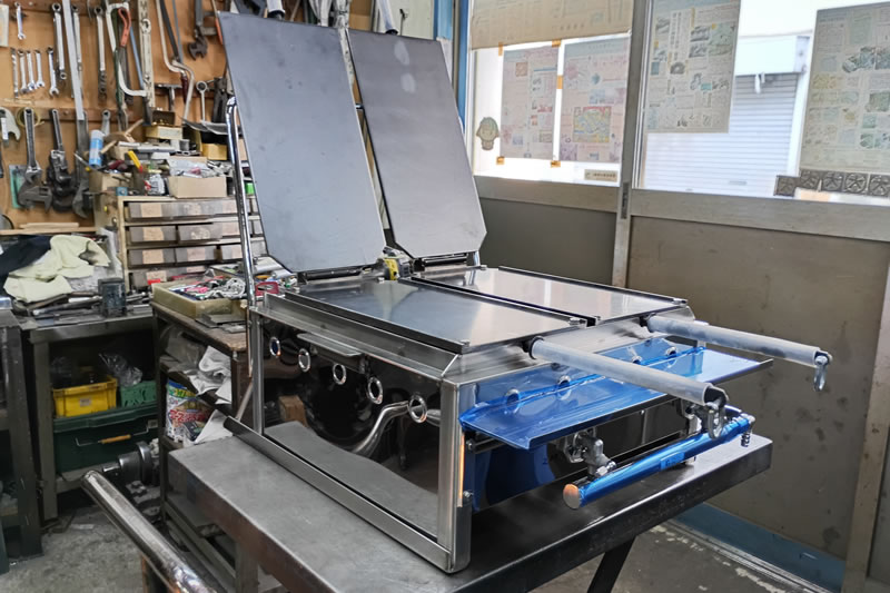 製品案内 – ベビーカステラ機やたい焼き器などをオーダーで製作 (有