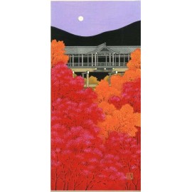 加藤晃秀 木版画 No43 桜舞台（はなぶたい）ーTeruhide Katoー | 芸