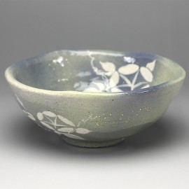 白楽 青楓の絵 馬盥茶碗 | 楽入 | 京ものさんぽ