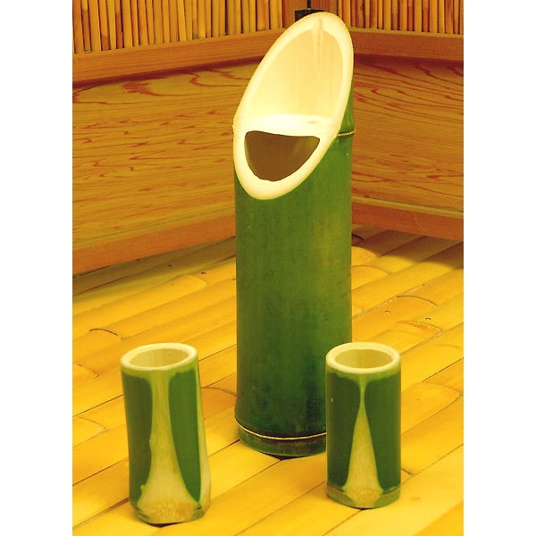 青竹とっくり＆おちょこ(2個)セット | TAKE to 竹 横山竹材店 | 京もの