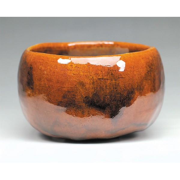 光悦「紙屋」写 飴釉茶碗 | 楽入 | 京ものさんぽ