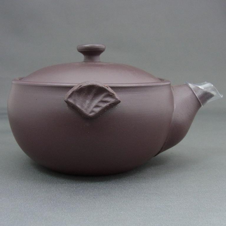 萬古焼 宝瓶型 急須（紫泥）｜茶器・煎茶道具｜京なごみオンラインショップ