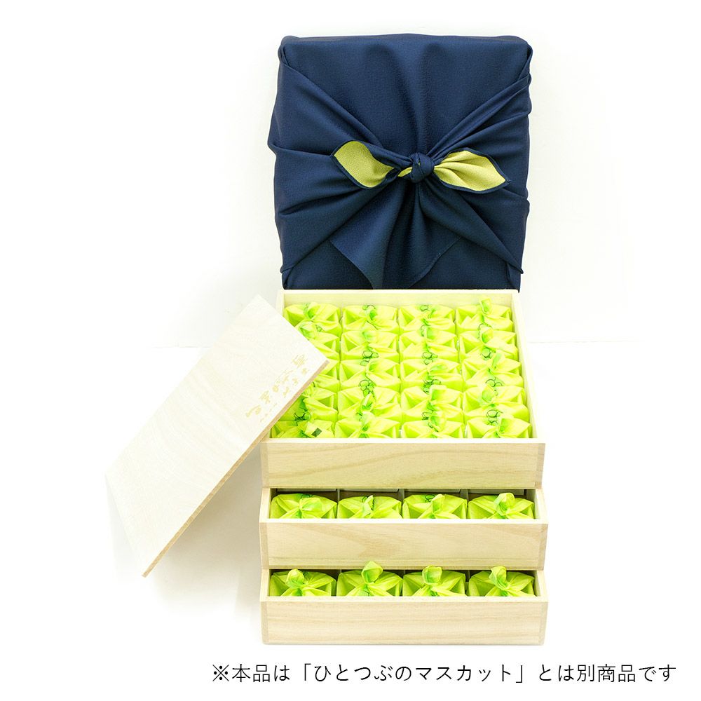 ひとつぶのシャインマスカット30個入(桐箱2段)(冷蔵便) | 旬果瞬菓