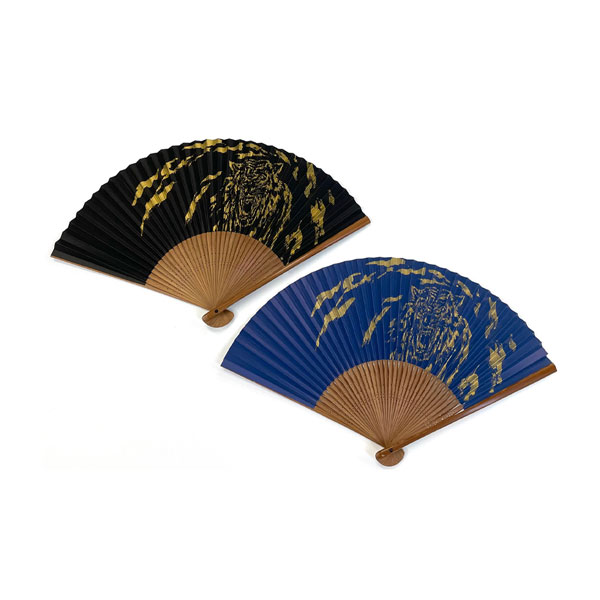 スス染扇子 虎 (全2色) - 京扇堂 - 創業1832年 京扇子の老舗