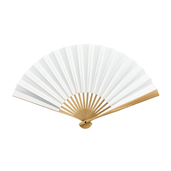 7.5寸 白竹骨 高座扇 - 京扇堂 - 創業1832年 京扇子の老舗