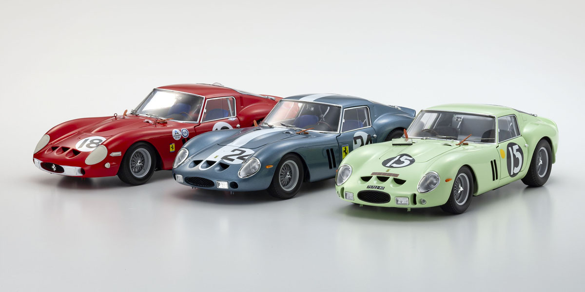 KYOSHO ORIGINAL 1/18scale FERRARI 250GT0 1963 DAYTONA 3H #18(RED