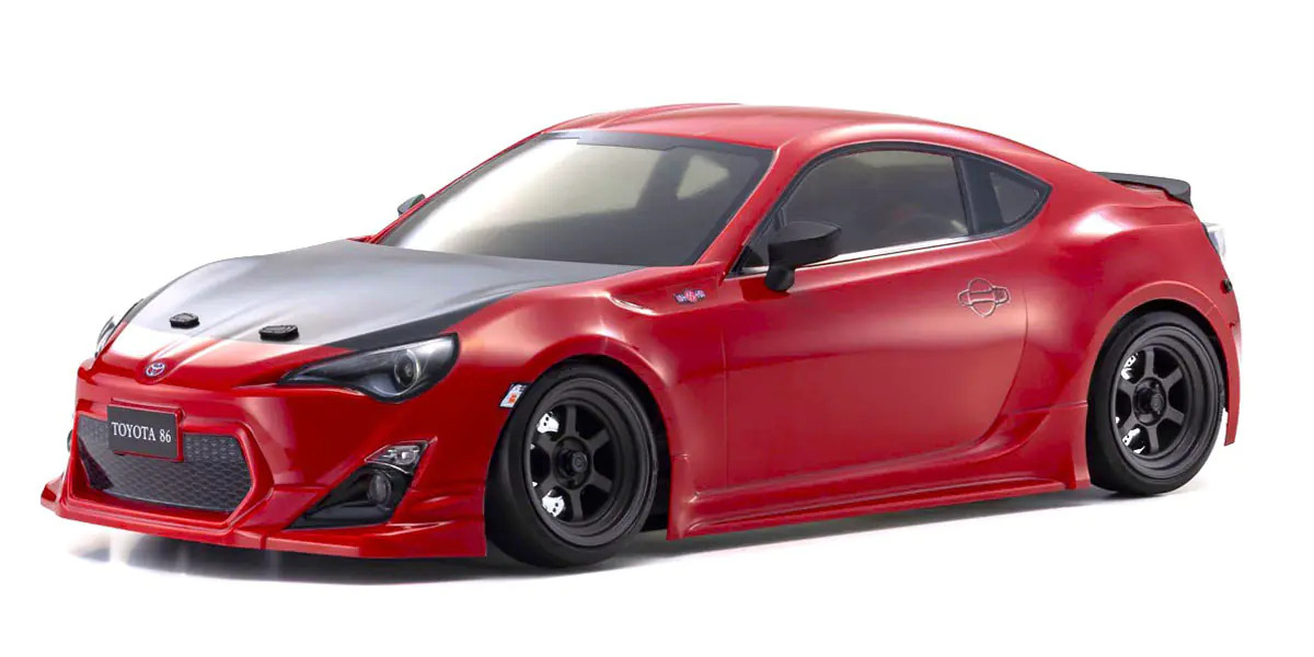 2WD Fazer FZD2 RTR - ReadySet Toyota 86 GT RED - Adjustable