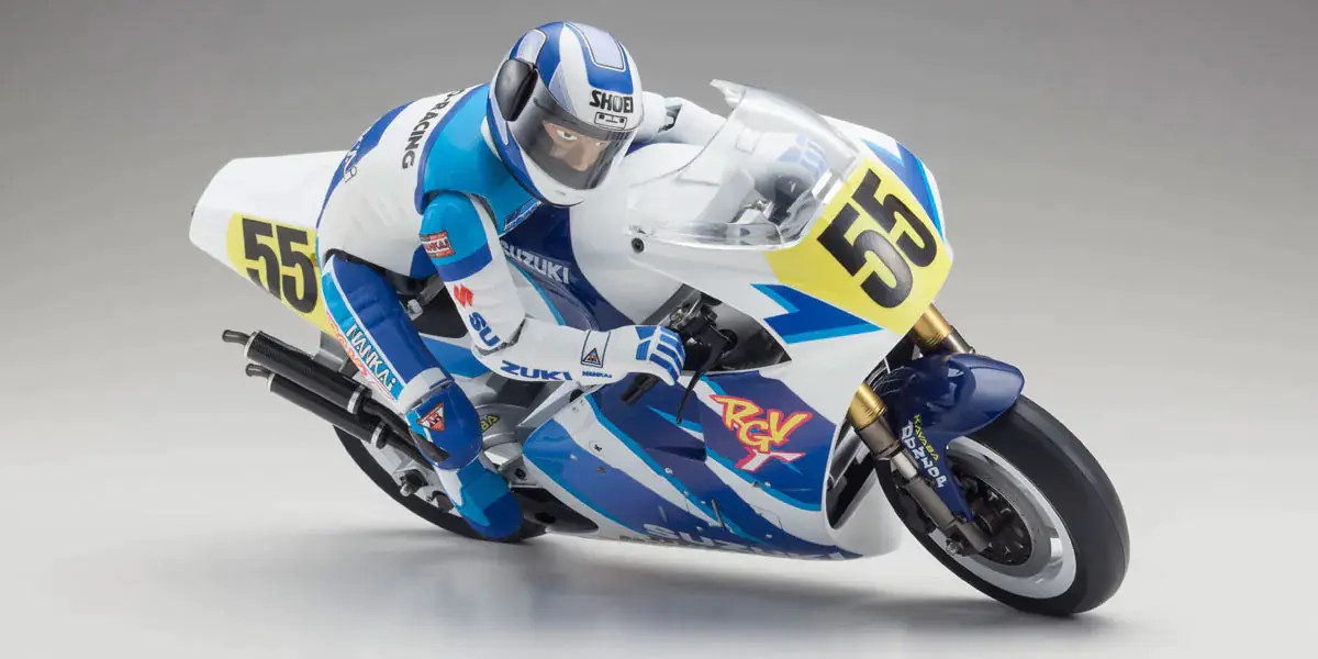 1:8 Scale Radio Controlled Electric Powered Motorcycles Hanging On