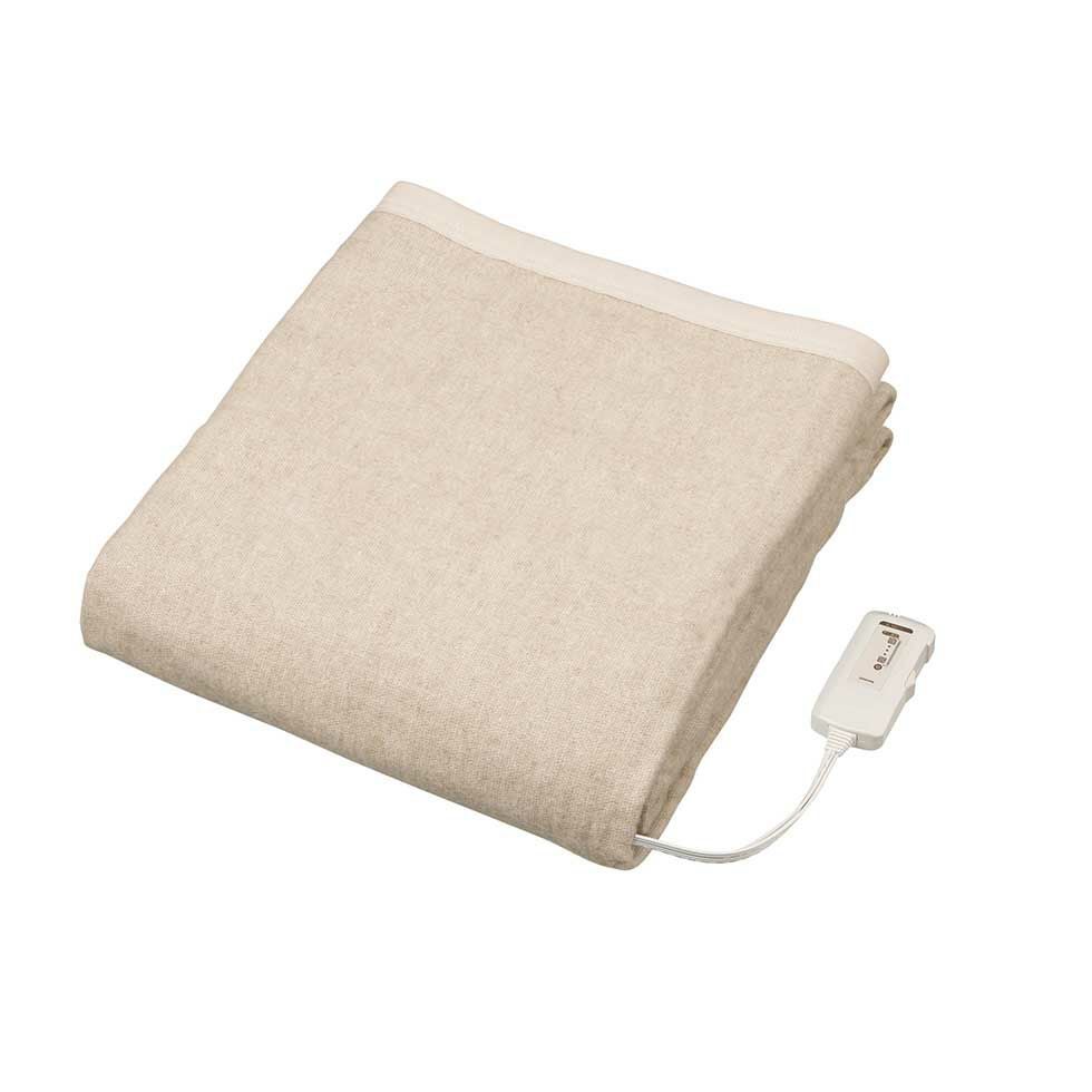 電気毛布（掛け敷き）電磁波カット188x120cmKDK-75256D | コイズミ