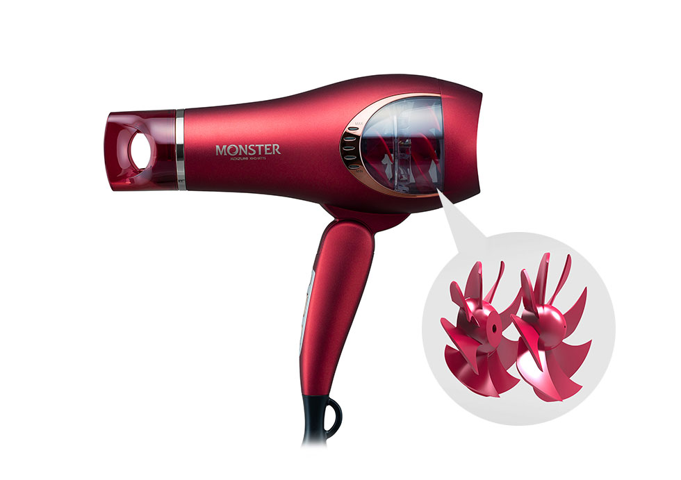 販売終了】MONSTER(モンスター)ダブルファンドライヤーKHD-W775